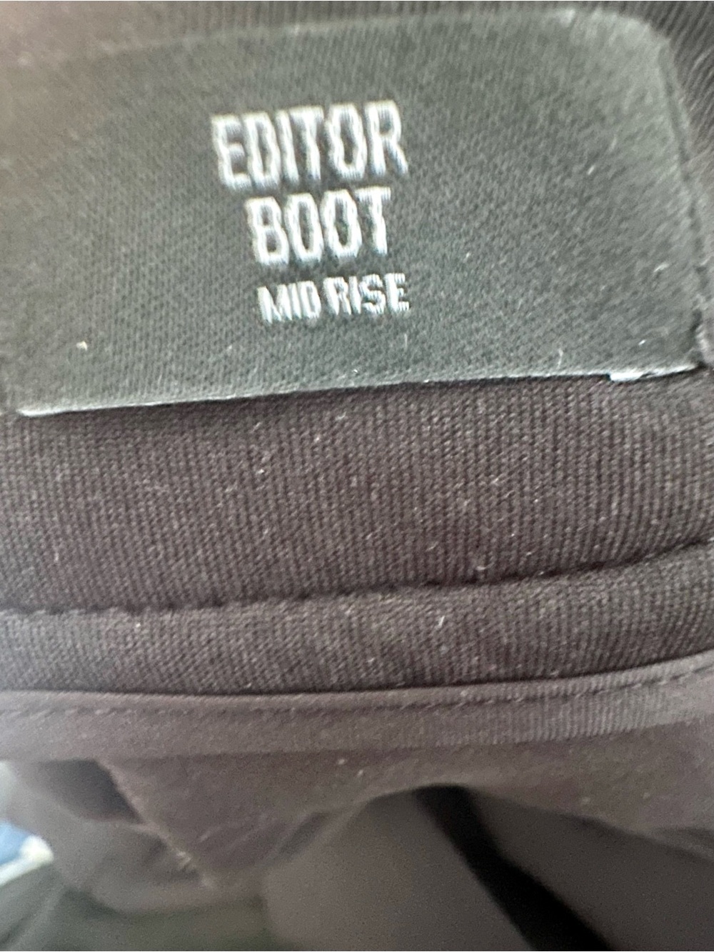 Express Editor Studio Stretch Twill Mid Rise Bootcut Pant - Picture 3 of 6